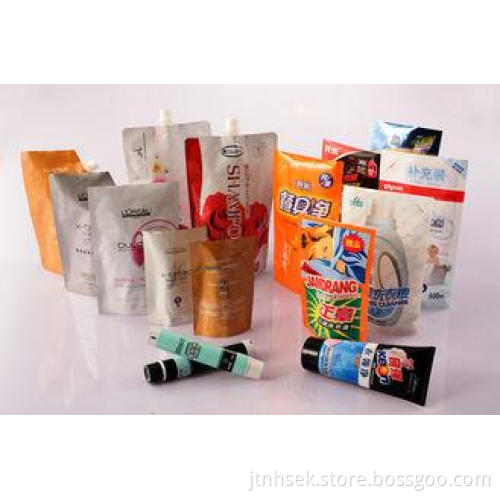 Standup Heat Seal Cosmetics Pouch, Flexible Cosmetic Packag